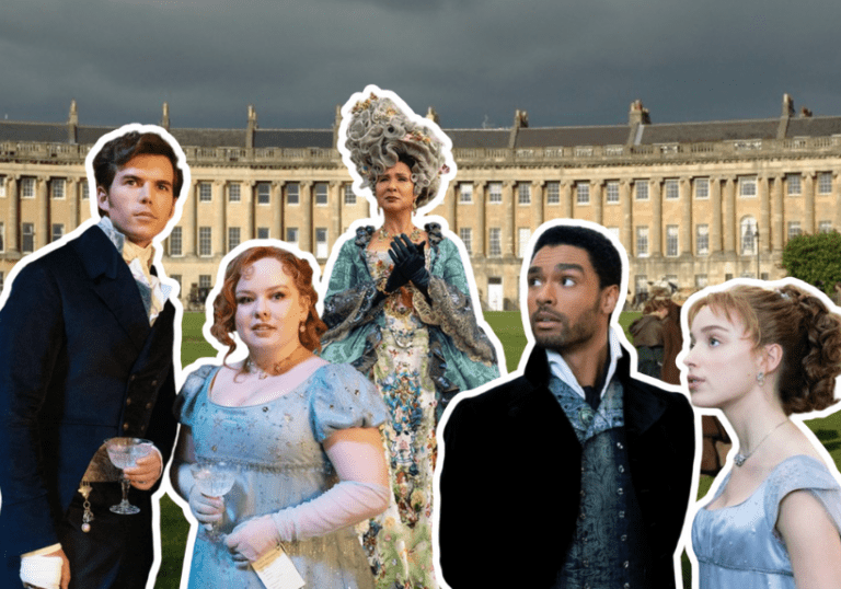 Bridgerton filming locations in Bath. Netflix