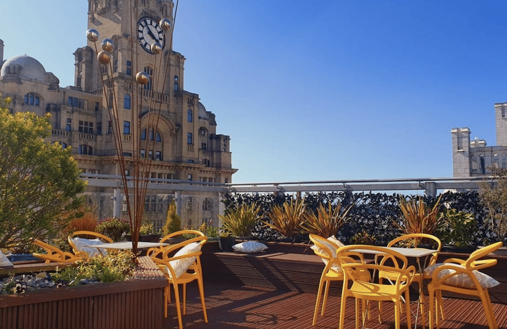 Goodness Gracious Roof Garden. Liverpool