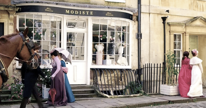 Tienda Modiste. Los Bridgerton. Netflix