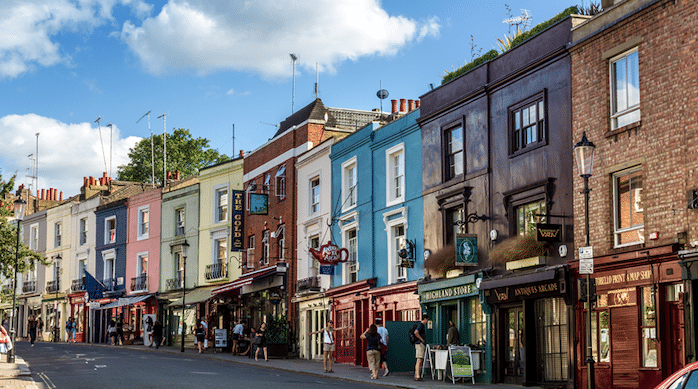Notting Hill. Shutterstock.