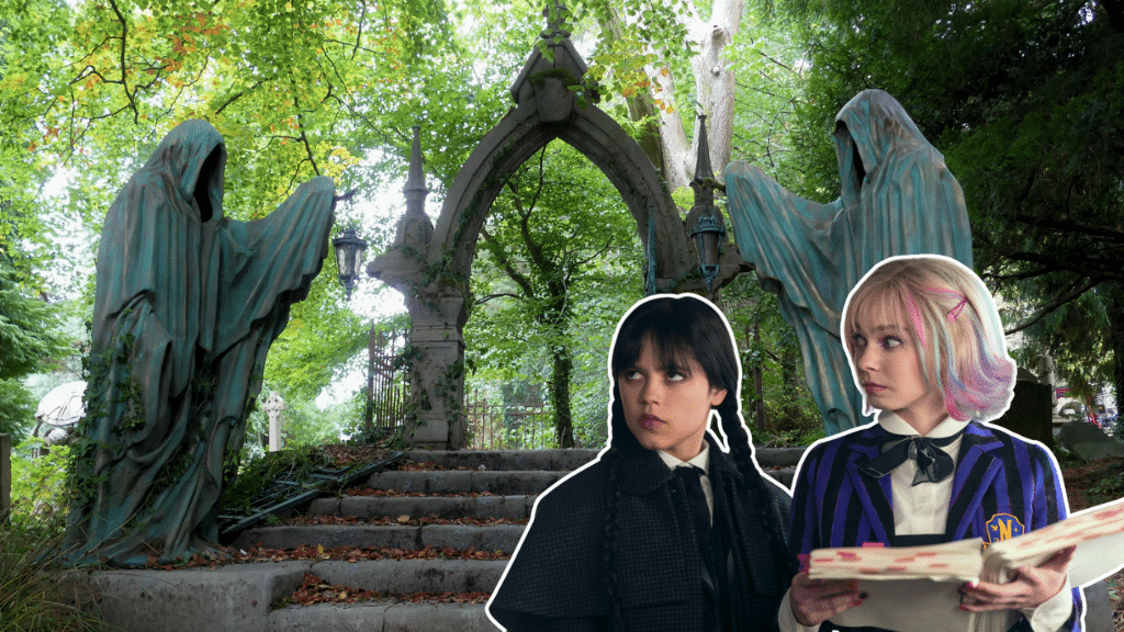 Cementerio de Powerscourt. Miércoles. Netflix